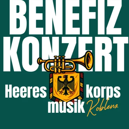 Titelbild zur Veranstaltung Benefizkonzert Heeresmusikkorps Koblenz