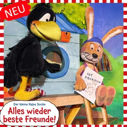 Titelbild zur Veranstaltung Rabe Socke - ALLES WIEDER BESTE FREUNDE 