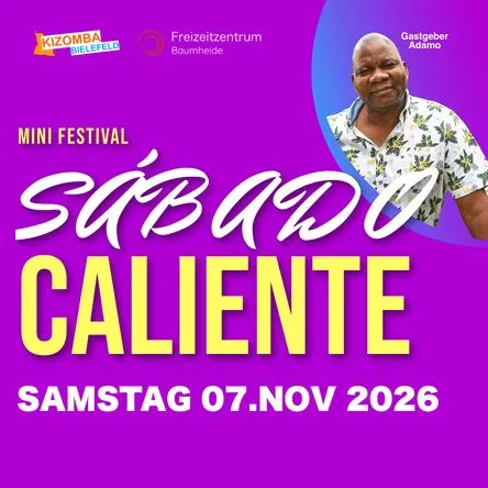 Titelbild zur Veranstaltung Sabado Caliente - Workshop + Party