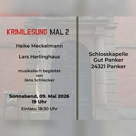 Titelbild zur Veranstaltung Krimilesung mal 2