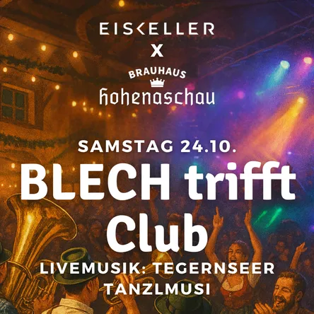 Titelbild zur Veranstaltung BLECH trifft CLUB - Vol.5