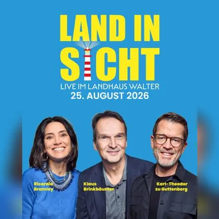 Titelbild zur Veranstaltung Land in Sicht Podcast - Live Open-Air