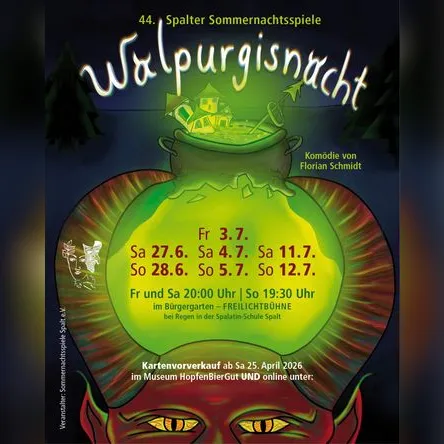 Titelbild zur Veranstaltung Walpurgisnacht