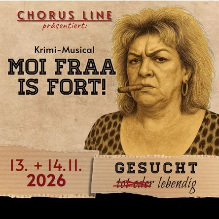Titelbild zur Veranstaltung Moi Fraa is fort!