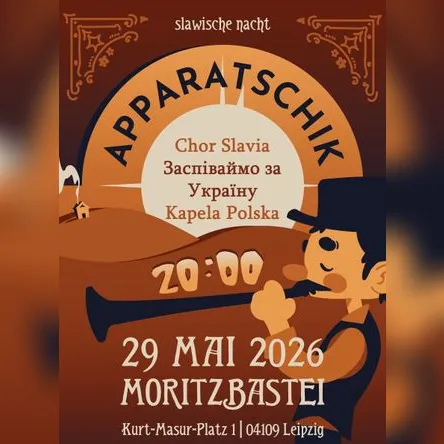 Titelbild zur Veranstaltung Slawische Nacht mit APPARATSCHIK