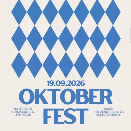 Titelbild zur Veranstaltung MAKU Oktoberfest
