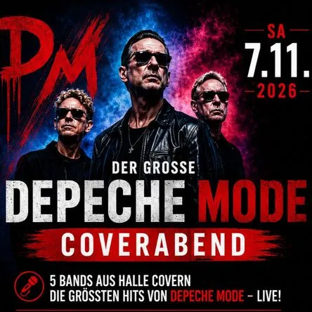 Titelbild zur Veranstaltung Der große DEPECHE MODE Coverabend
