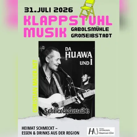 Titelbild zur Veranstaltung Klappstuhl-Musik Da Huawa undI