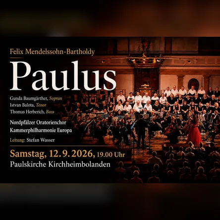 Titelbild zur Veranstaltung Felix Mendelssohn-Bartholdy: „Paulus“