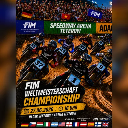 Titelbild zur Veranstaltung Weltmeisterschaft FIM Flat Track  2026