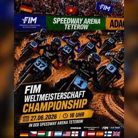 Titelbild zur Veranstaltung Weltmeisterschaft FIM Flat Track  2026