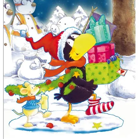 Titelbild zur Veranstaltung Der kleine Rabe Socke feiert Weihnachten