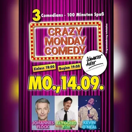 Titelbild zur Veranstaltung Crazy Monday Comedy