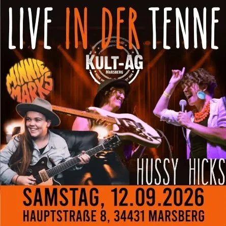 Titelbild zur Veranstaltung Hussy Hicks & Minnie Marks