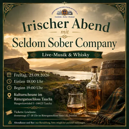 Titelbild zur Veranstaltung Irischer Abend mit Seldom Sober Company