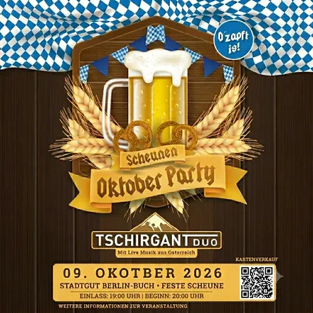 Titelbild zur Veranstaltung Scheunen Oktober Party