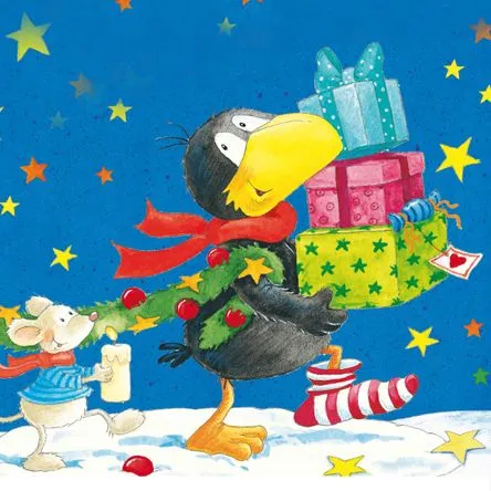 Titelbild zur Veranstaltung Der kleine Rabe Socke feiert Weihnachten