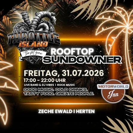 Titelbild zur Veranstaltung Rooftop Sundowner 31.07.2026