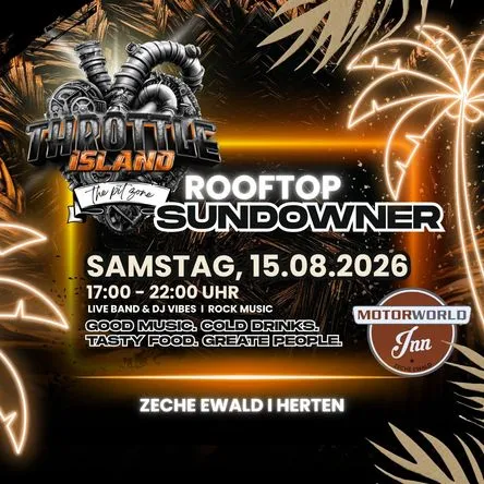 Titelbild zur Veranstaltung Rooftop Sundowner 15.08.2026