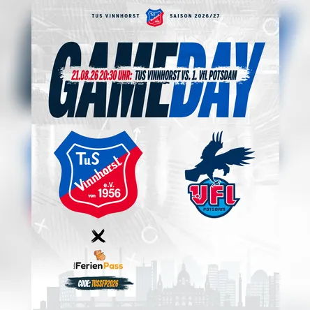 Titelbild zur Veranstaltung TuS Vinnhorst vs. 1. VfL Potsdam