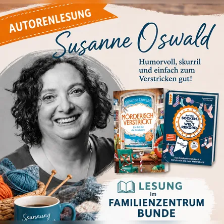 Titelbild zur Veranstaltung Autorinnenlesung: Susanne Oswald