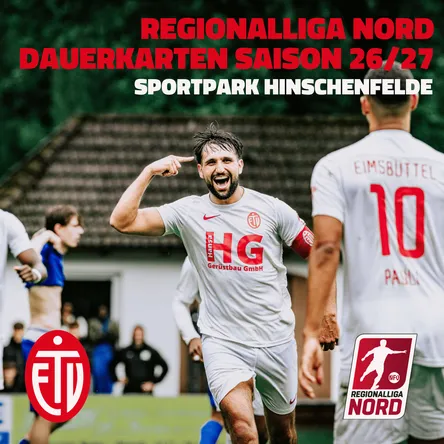 Titelbild zur Veranstaltung Dauerkarte Herren Regionalliga 26/27