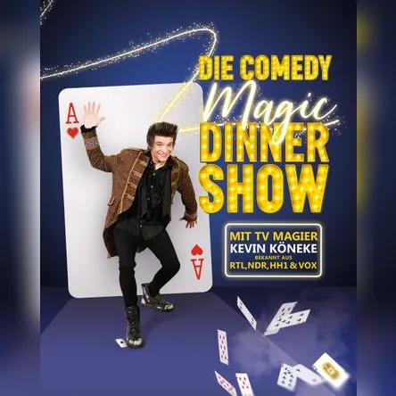 Titelbild zur Veranstaltung Comedy Magic Dinner Show