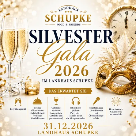 Titelbild zur Veranstaltung Silvester Gala 2026