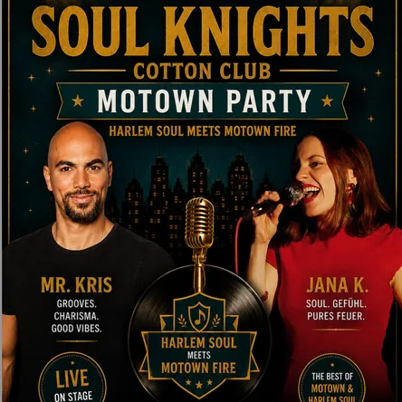 Titelbild zur Veranstaltung SOUL KNIGHTS - COTTON CLUB MOTOWN PARTY