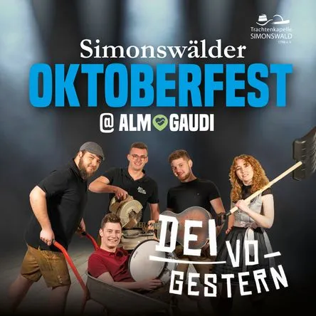 Titelbild zur Veranstaltung Oktoberfest @ AlmGaudi - Gruppenticket