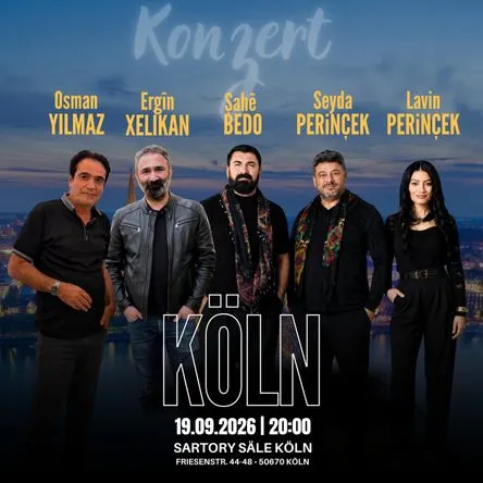 Titelbild zur Veranstaltung Seyda Perinçek & Sahe Bedo - Köln