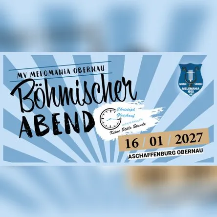 Titelbild zur Veranstaltung Böhmischer Abend 2027