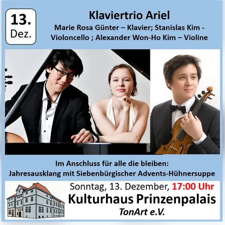 Titelbild zur Veranstaltung Klaviertrio Ariel