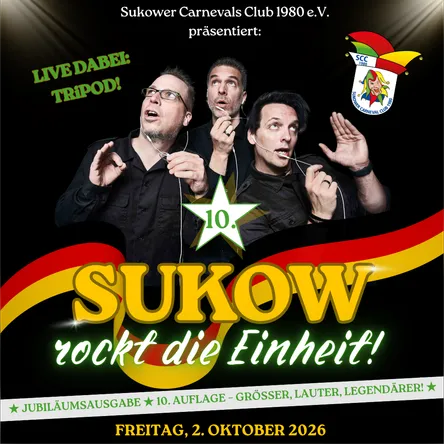 Titelbild zur Veranstaltung Sukow rockt die Einheit 2026!