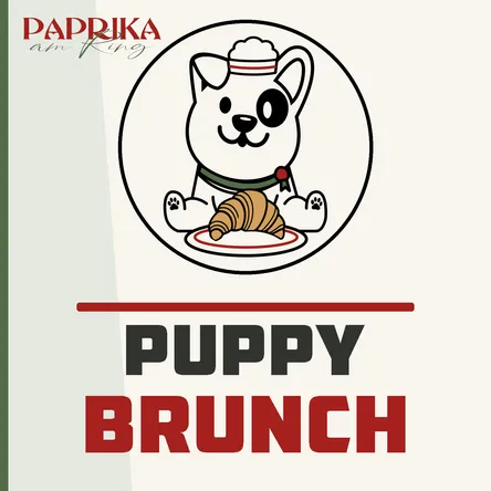 Titelbild zur Veranstaltung 20.12.26 Puppy BRUNCH im Paprika am Ring