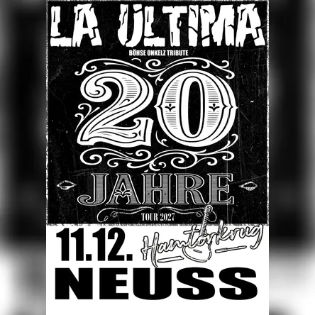 Titelbild zur Veranstaltung La Ultima - LIVE im Hamtorkrug!