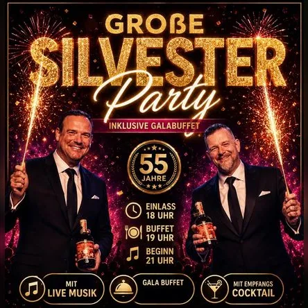 Titelbild zur Veranstaltung Große Silvesterfeier