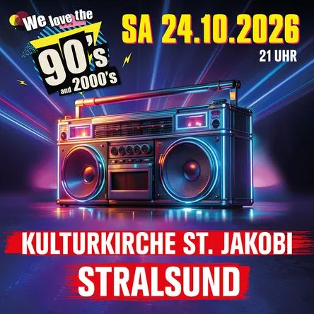 Titelbild zur Veranstaltung We love the 90s and 2000s! w/ Stralsund