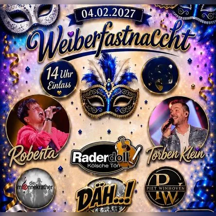 Titelbild zur Veranstaltung Weiberfastnachtsparty