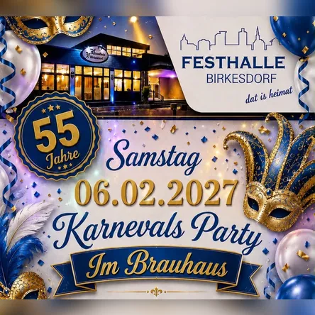 Titelbild zur Veranstaltung Karnevalssamstag-Party