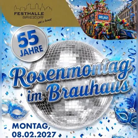 Titelbild zur Veranstaltung Rosenmontags-Party