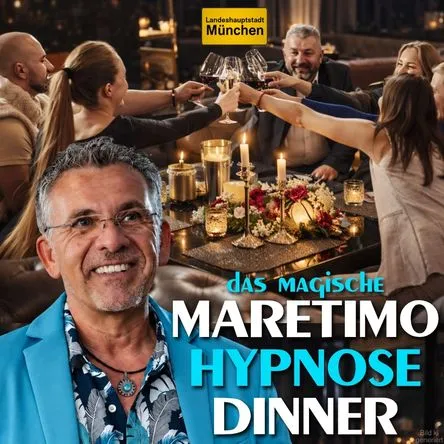 Titelbild zur Veranstaltung Das magische Hypnose-Dinner München