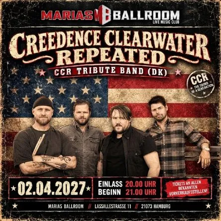 Titelbild zur Veranstaltung Creedence Clearwater Repeated