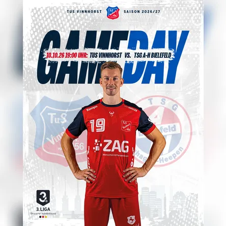 Titelbild zur Veranstaltung TuS Vinnhorst vs. TSG A-H Bielefeld