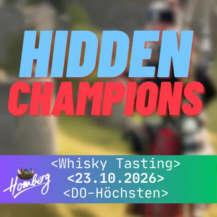 Titelbild zur Veranstaltung Hidden Champions - das Whisky Tasting