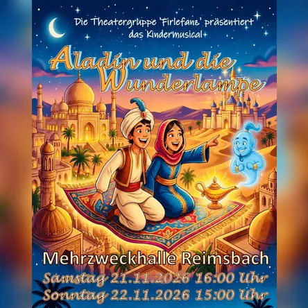 Titelbild zur Veranstaltung Aladin und die Wunderlampe