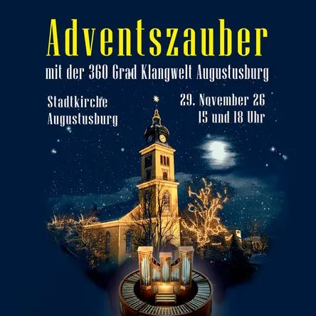 Titelbild zur Veranstaltung Adventszauber mit der 360-Grad-Klangwelt