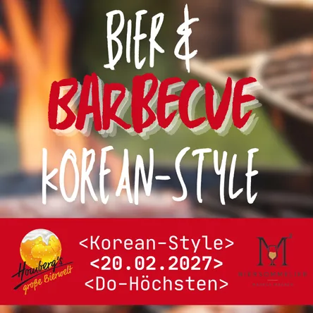 Titelbild zur Veranstaltung Bier & BBQ: Korean Style