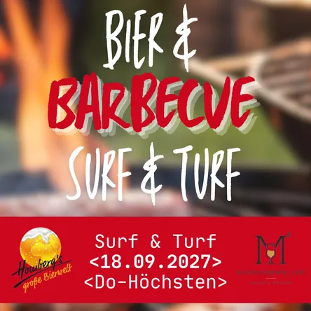 Titelbild zur Veranstaltung Bier & BBQ: Surf & Turf