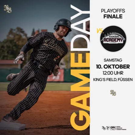 Titelbild zur Veranstaltung Finale vs. Bayerische Baseball Academy